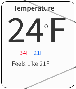 temperature reading example